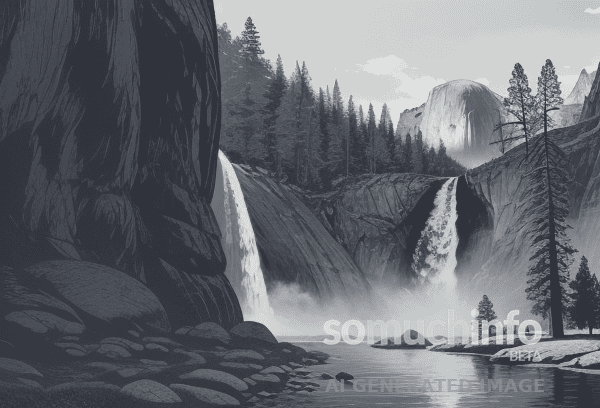 yosemite,sequoias,granite_cliffs,national_park,california,waterfalls