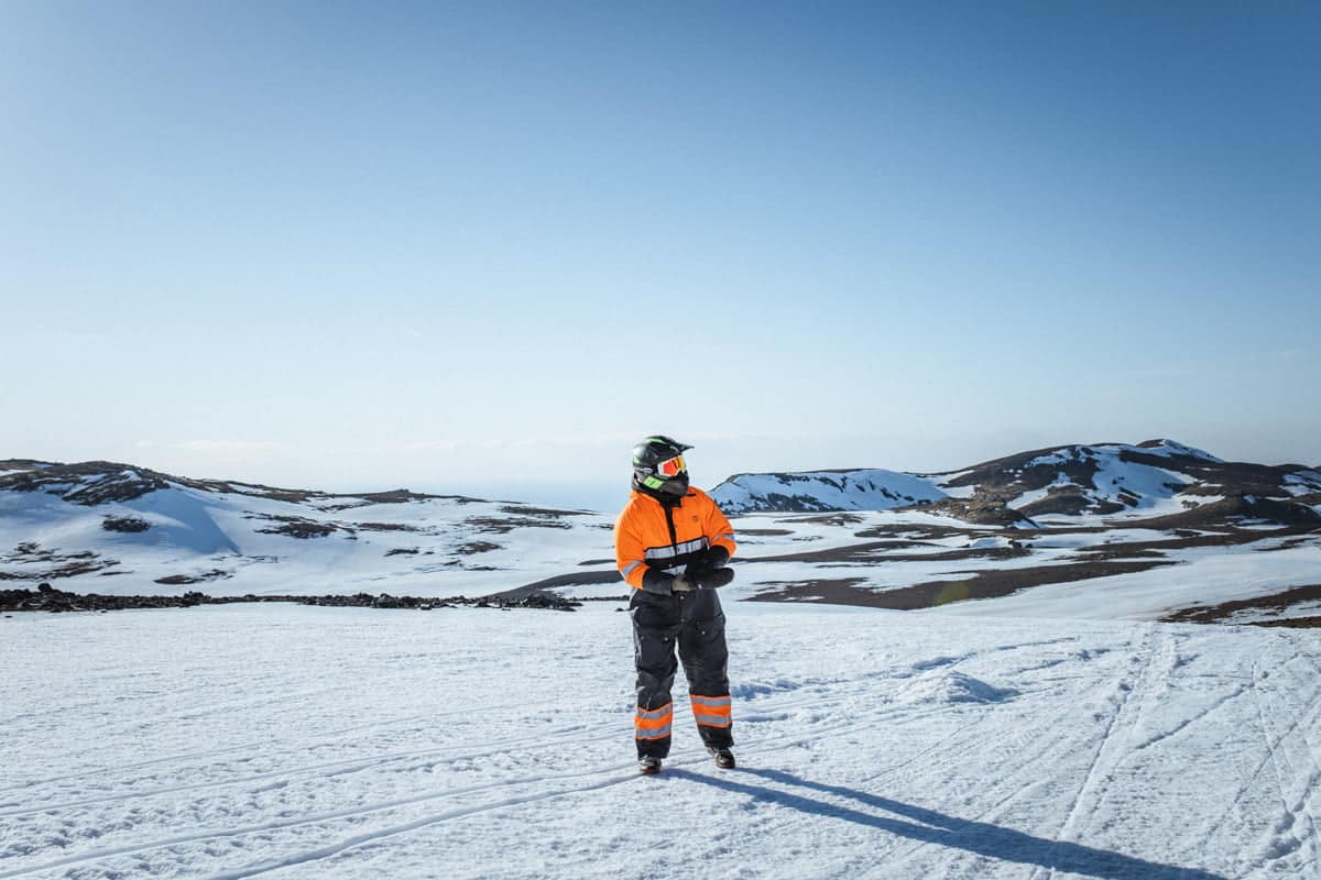 Landmannalaugar Highland Snowmobile 2 Days Expedition