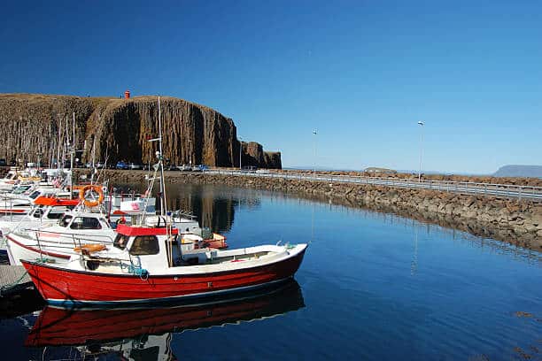 The town of Stykkishólmu - the western part of Iceland