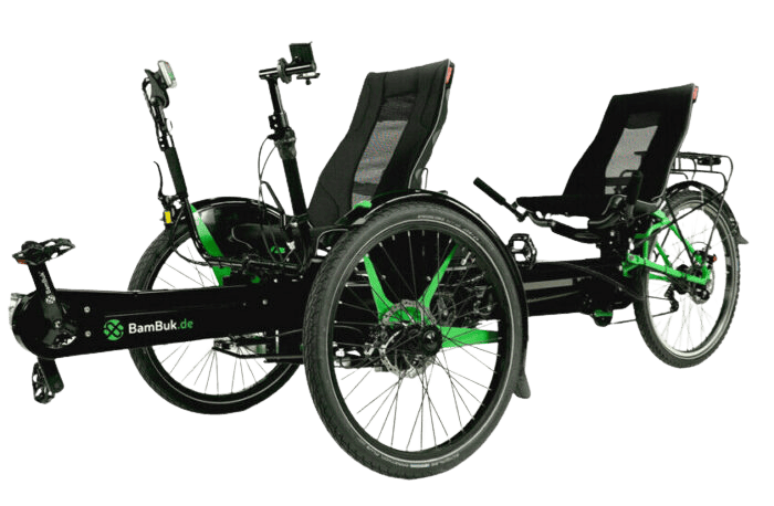 Spezialrad Fischer | 86453 Dasing Dreirad mit Elektromotor und Sitz für barrierefreie Mobilität.