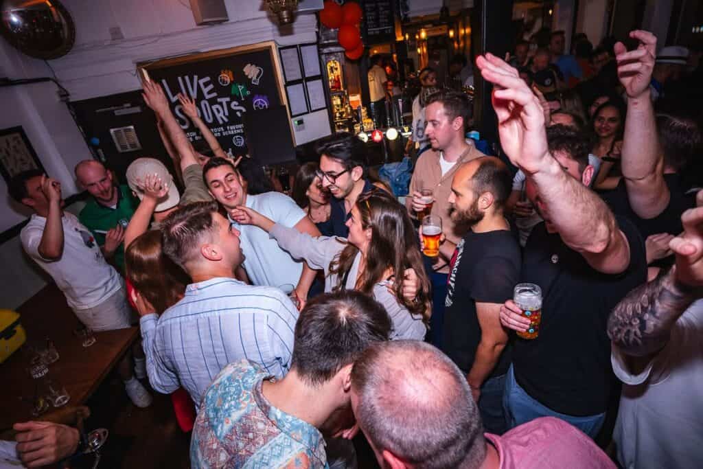 St Christopher's Inn London Bridge - The Inn, lively scene in the traditional pub with guests social.