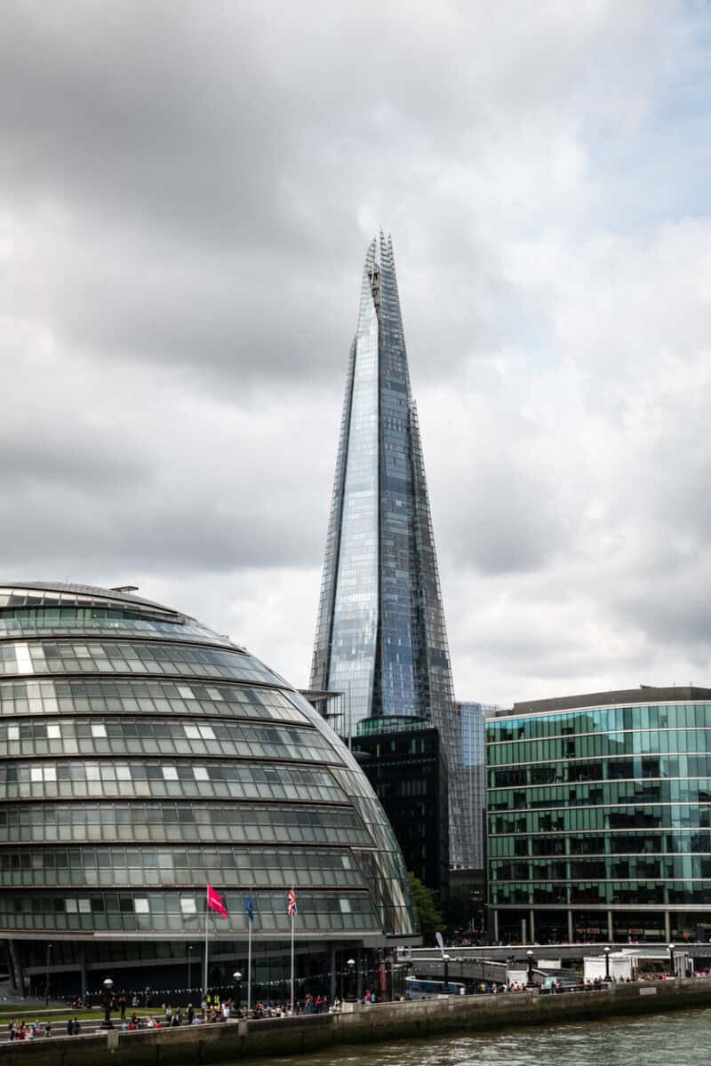 St Christopher's Inn London Bridge - The Inn with London skyline and City Hall.
