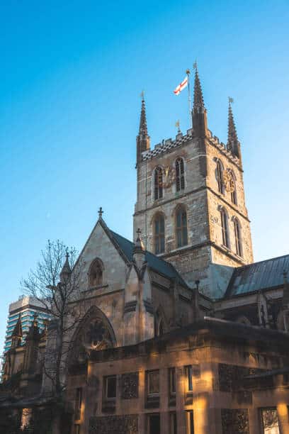 St Christopher's Inn London Bridge - The Inn exterior view of the historic church near London Bridge.
