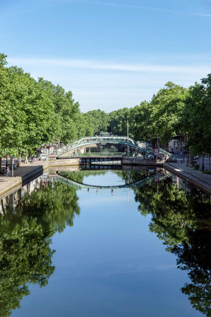 Bridge over the Canal Saint-Martin in Paris