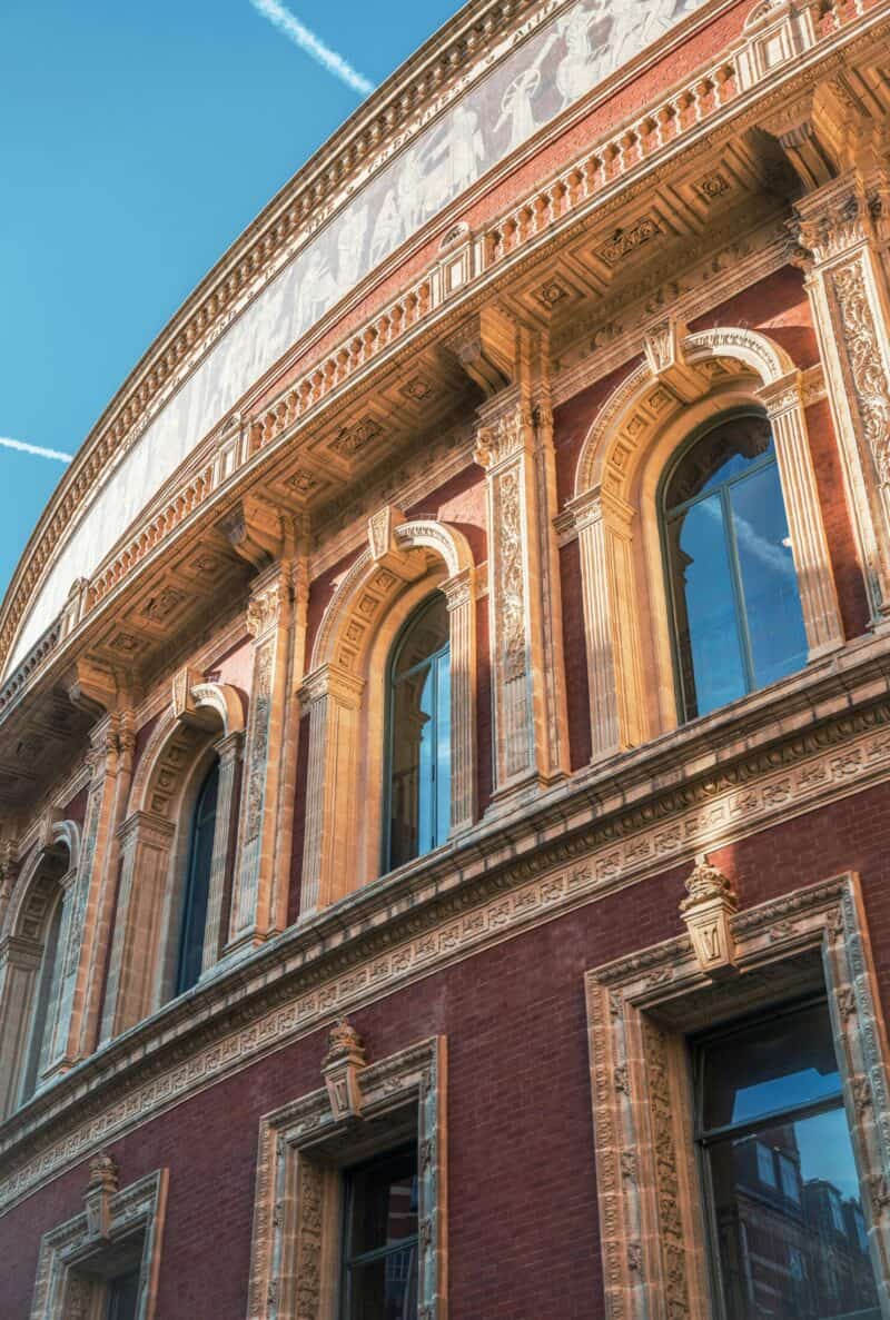 Historic building exterior at Shepherd's Bush with ornate architecture.