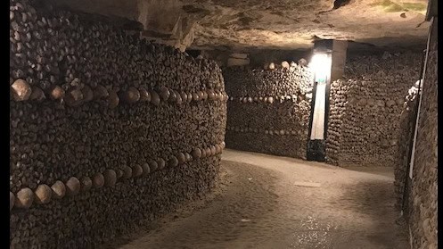 Underground cave entrance at St Christopher’s Berlin - Mitte hostel.