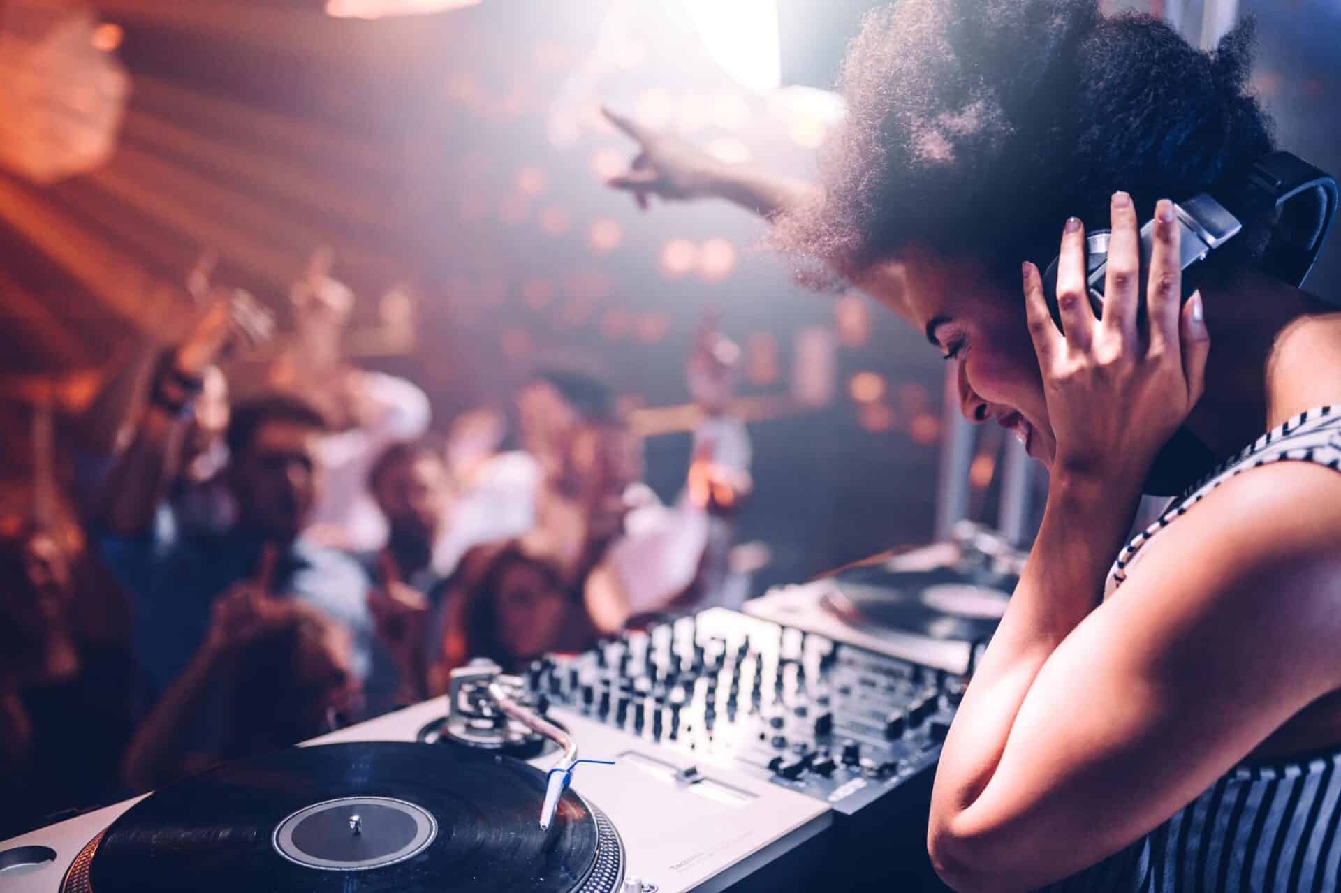 DJ playing music at St Christopher’s Berlin - Mitte nightclub.