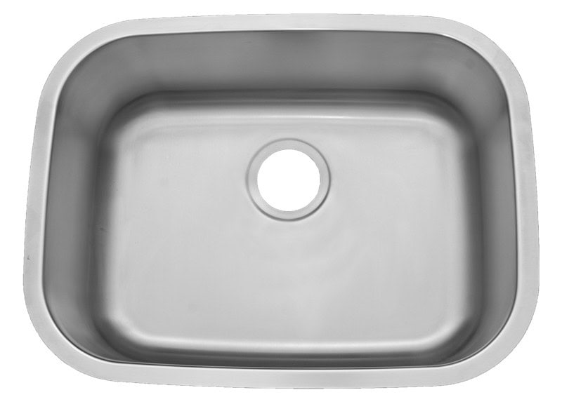 23" ADA Undermount Stainless Steel Single Bowl Sink: ADA-2318 (5.5" Depth)