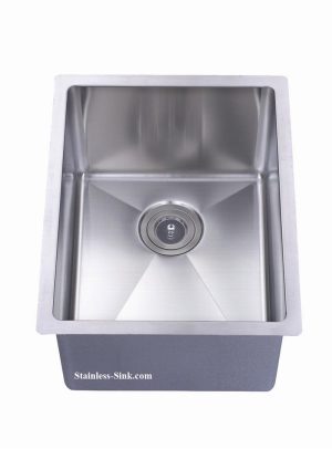 16" Single Bowl Undermount Stainless Steel Kitchen Sink: BEL-1620-DOM (16 gauge)