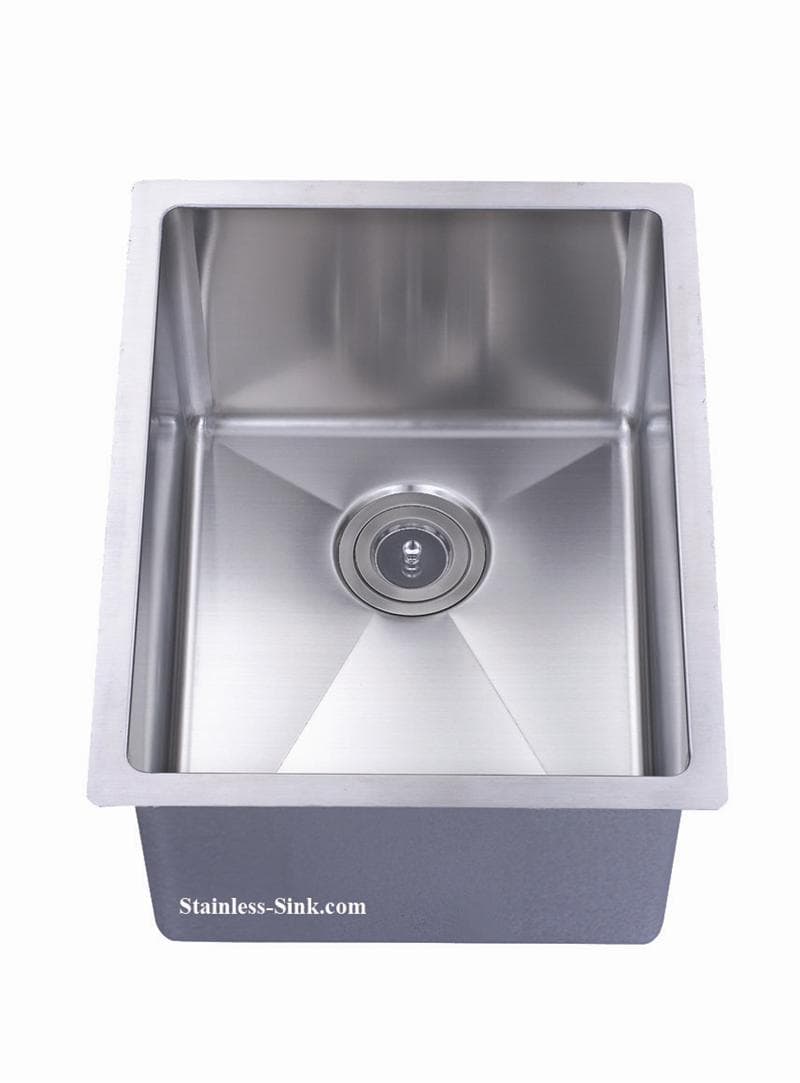 16" Single Bowl Undermount Stainless Steel Kitchen Sink: BEL-1620-DOM (16 gauge)