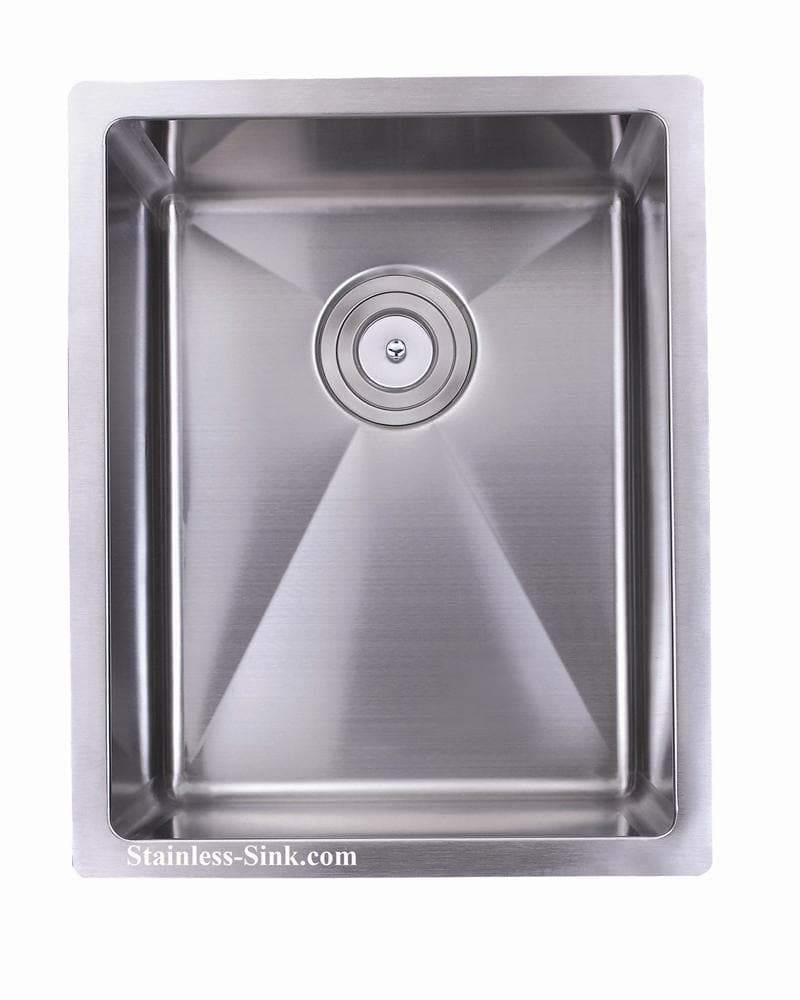 16" Single Bowl Undermount Stainless Steel Kitchen Sink: BEL-1620-DOM (16 gauge) - Image 2