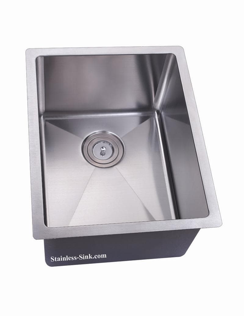 16" Single Bowl Undermount Stainless Steel Kitchen Sink: BEL-1620-DOM (16 gauge) - Image 3