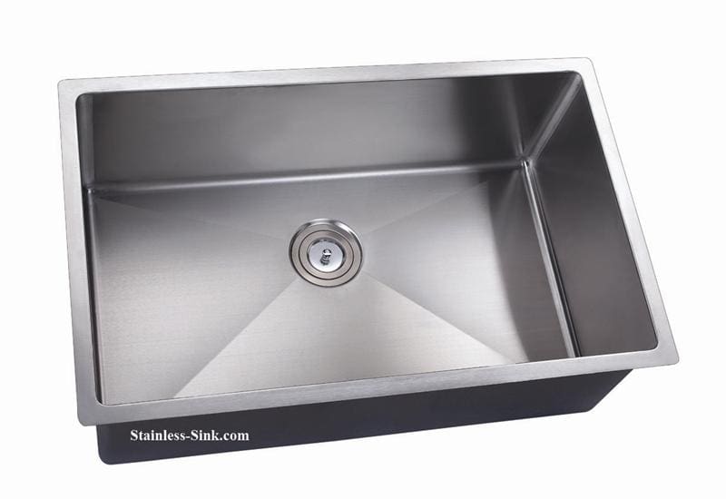 32" Single Bowl Undermount Stainless Steel Kitchen Sink: BEL-3220-DOM (16 gauge) - Image 3