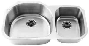 32" Ellis 70/30 Undermount Stainless Steel Double Bowl Kitchen Sink 16 Gauge EL-0105-D