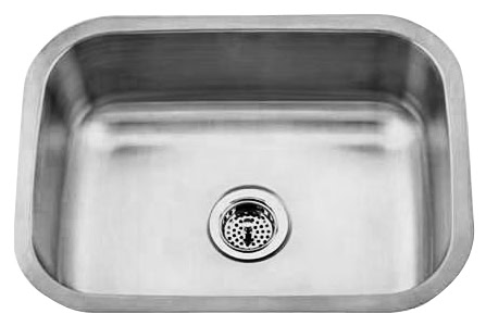 23" Ellis Undermount Stainless Steel Single Bowl Kitchen, Bar, Prep Sink 16 Gauge EL-301