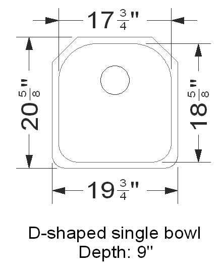 20" Ellis Undermount Stainless Steel Single Bowl Kitchen, Bar, Prep Sink 16 Gauge EL-3305 - Image 2