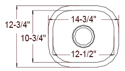 15" Ellis Undermount Stainless Steel Small Single Bowl Sink 18 Gauge EL-1513 - Image 2