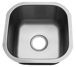16" Ellis Undermount Stainless Steel Small Single Bowl Sink 18 Gauge EL-1616