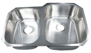 32" Ellis 40/60 Undermount Stainless Steel Double Bowl Kitchen Sink 18 Gauge EL-3221R