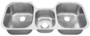 46" Ellis Undermount Stainless Steel Triple Bowl 3 compartment Sink 18 Gauge EL-4621