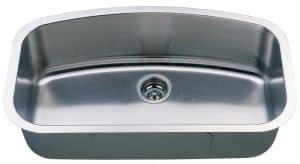 34" Italia Large Undermount Stainless Steel Single Bowl Kitchen Sink IT-200-L with FREE ACCESSORIES