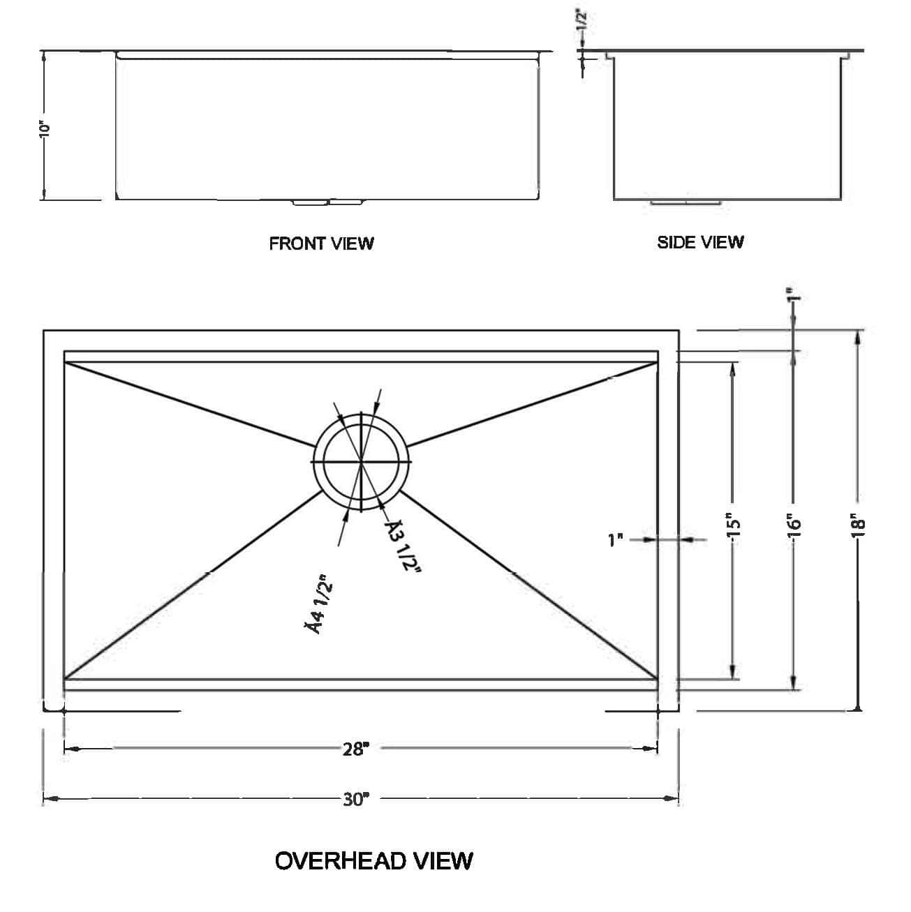 30" Workstation Single Bowl Undermount Sink with Accessories - Image 3