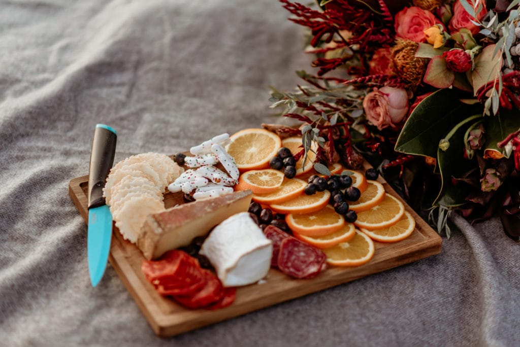 Beautiful DIY Chartreuse picnic