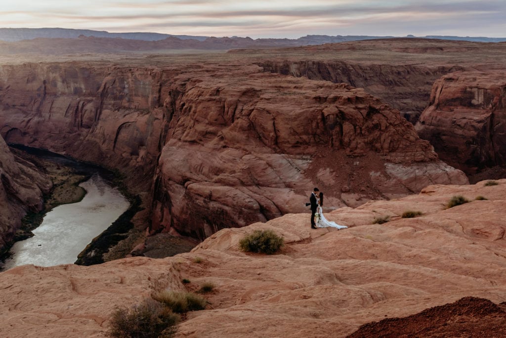 Horseshoe Bend Elopement in Page, Arizona