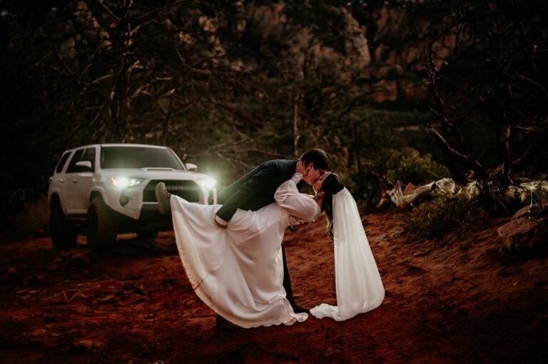 Pauline & Ryan’s Off-road Adventure Elopement up Schnebly Hill Road