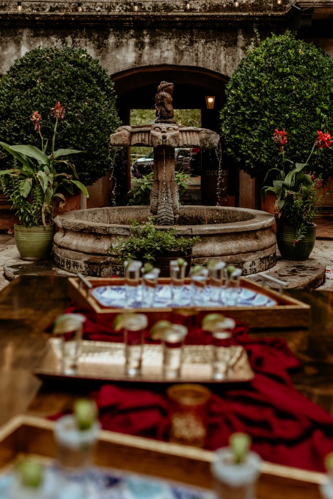View of one of the many fountains at Tlaquepaque Art Village