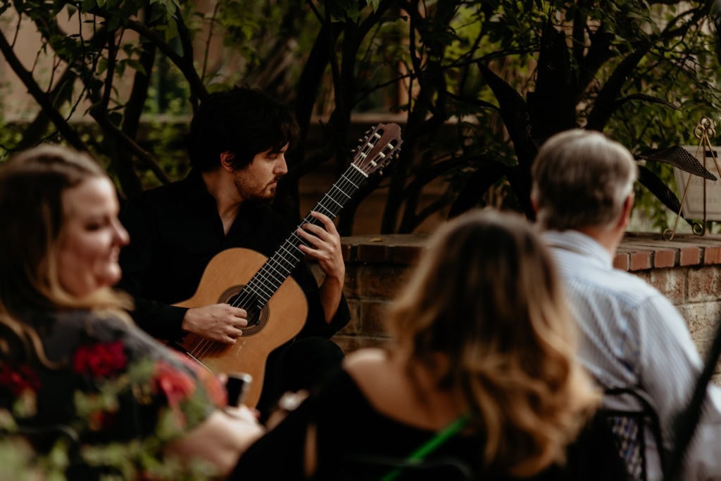 Local guitarist Lucas Julián Carballeira