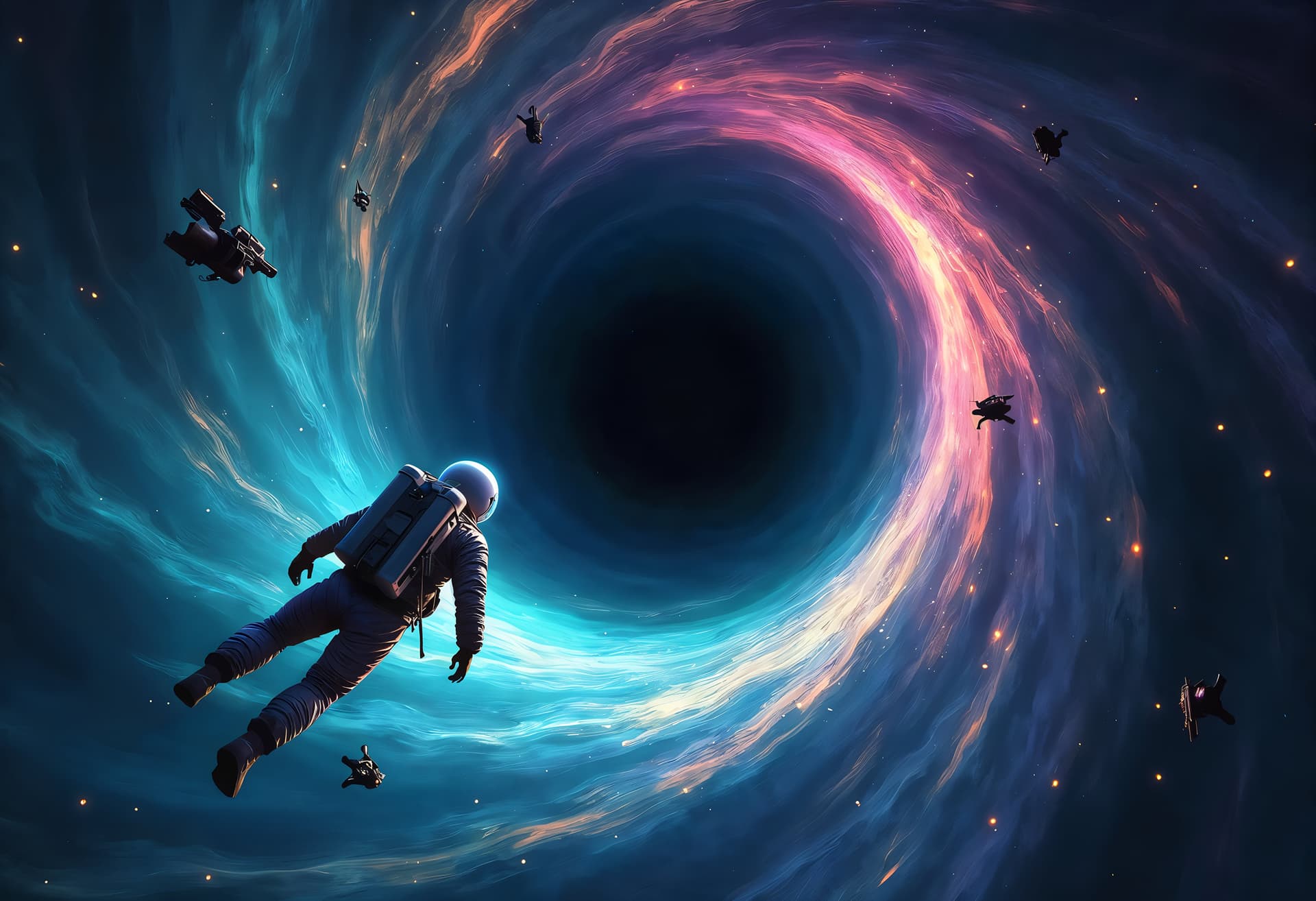 Retro-futuristic space travel imagery representing brand strategy and innovative marketing solutions.
