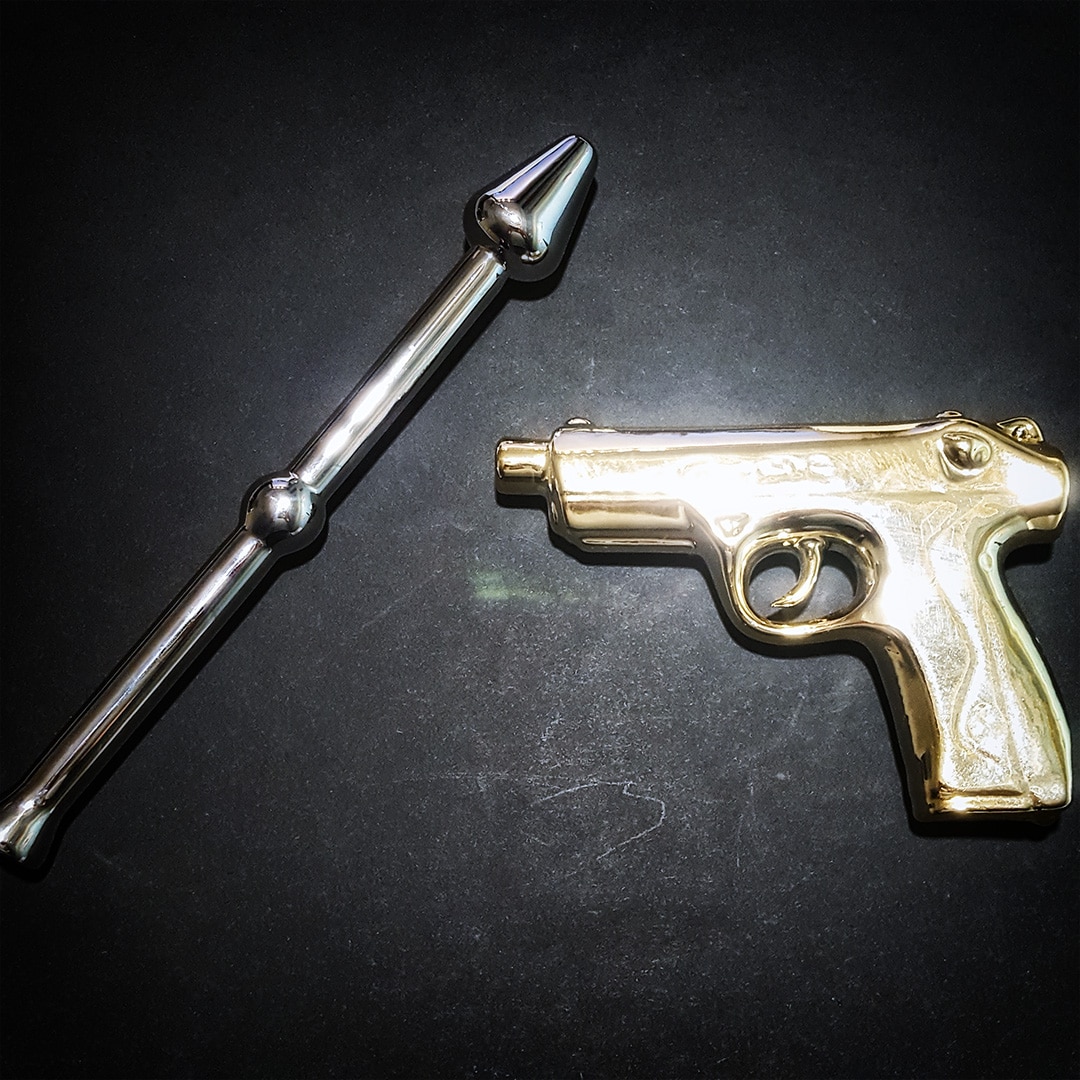 Alpha male milking stick