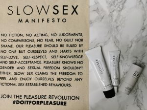 Bijoux indiscrets slow sex: anal play gel, full body solid perfume en clitoral balm