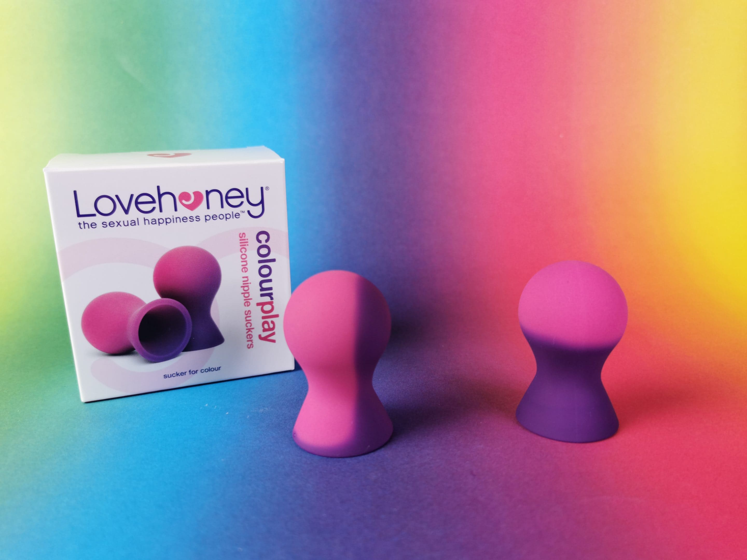 Lovehoney Colourplay Colour-Changing Silicone Nipple Suckers
