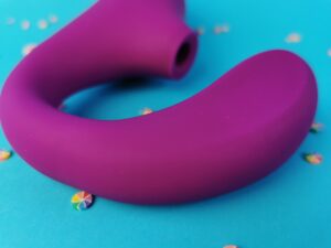 De lelo enigma, je ziet 'm vanaf het inwendige deel.