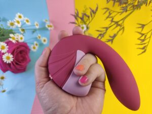 De satisfyer supernova in mijn hand