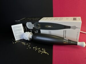 De achterkant van de verpakking van de pixey exceed v2