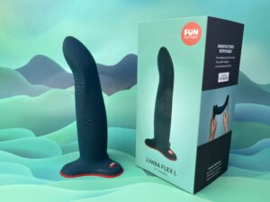 De voorkant van de verpakking van de fun factory limba flex large.