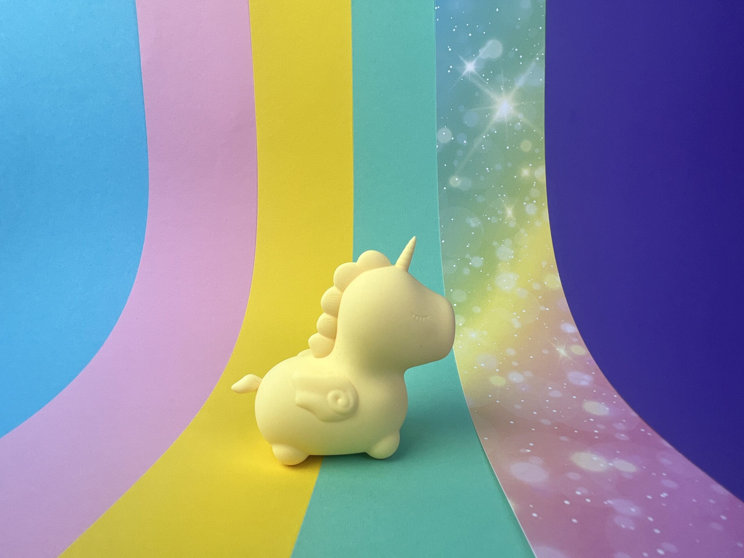 De Unihorn Bean Blossom voor een gekleurd achtergrondje.