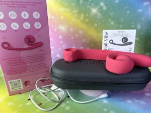 Inhoud van de verpakking van de snail vibe curve.