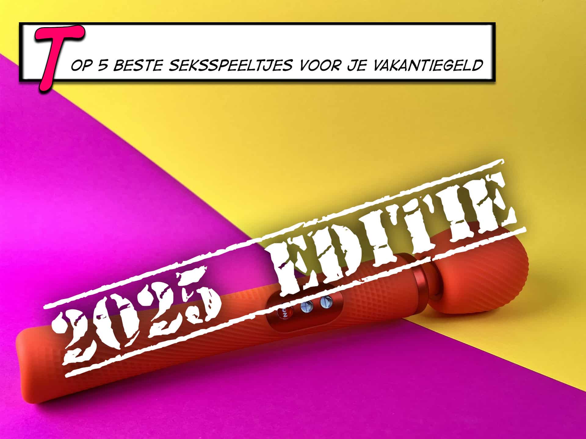 Top 5 seksspeeltjes voor je vakantiegeld 2025