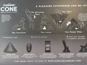 The cowgirl cone sexmachine