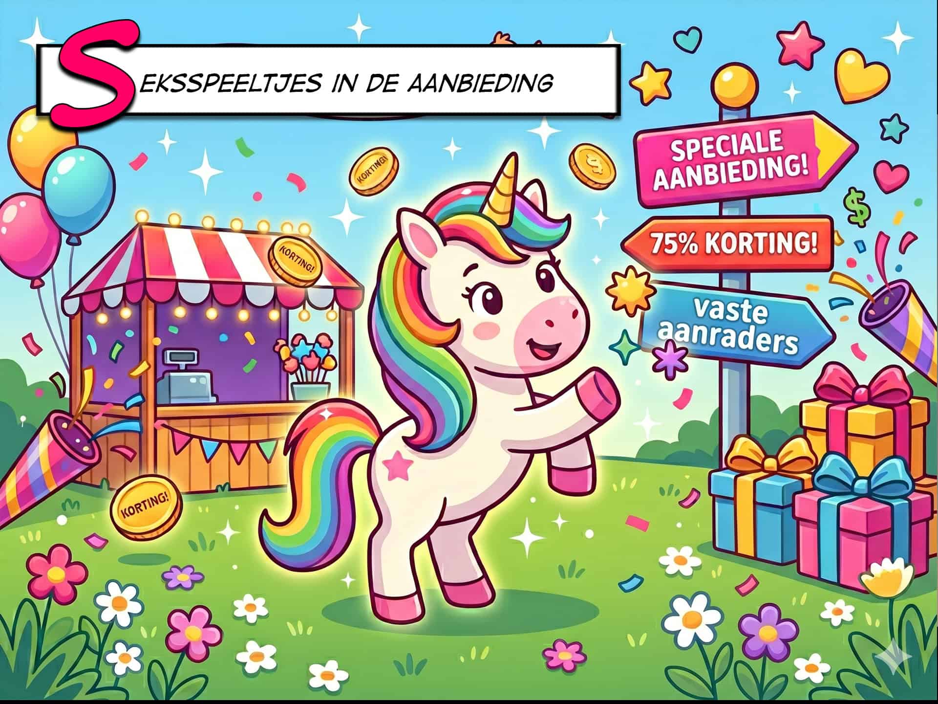 Seksspeeltjes in de aanbieding