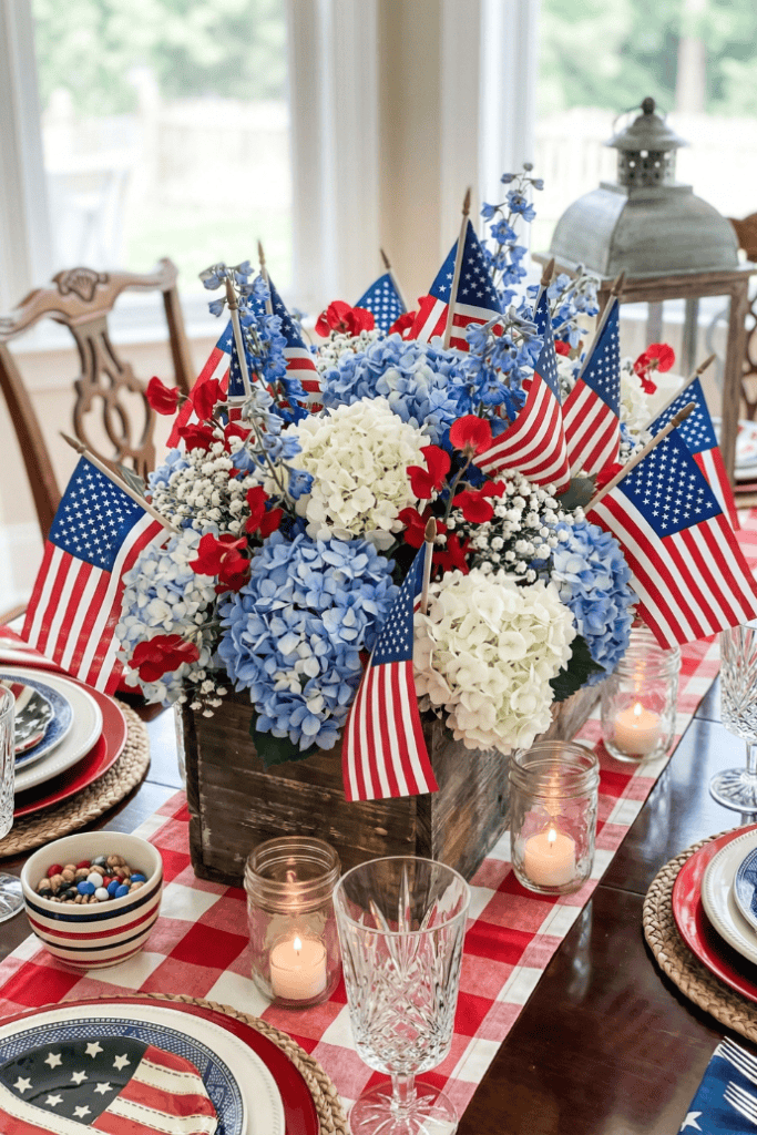 Easy Patriotic Table Decor Ideas For An Amazing Backyard Feast