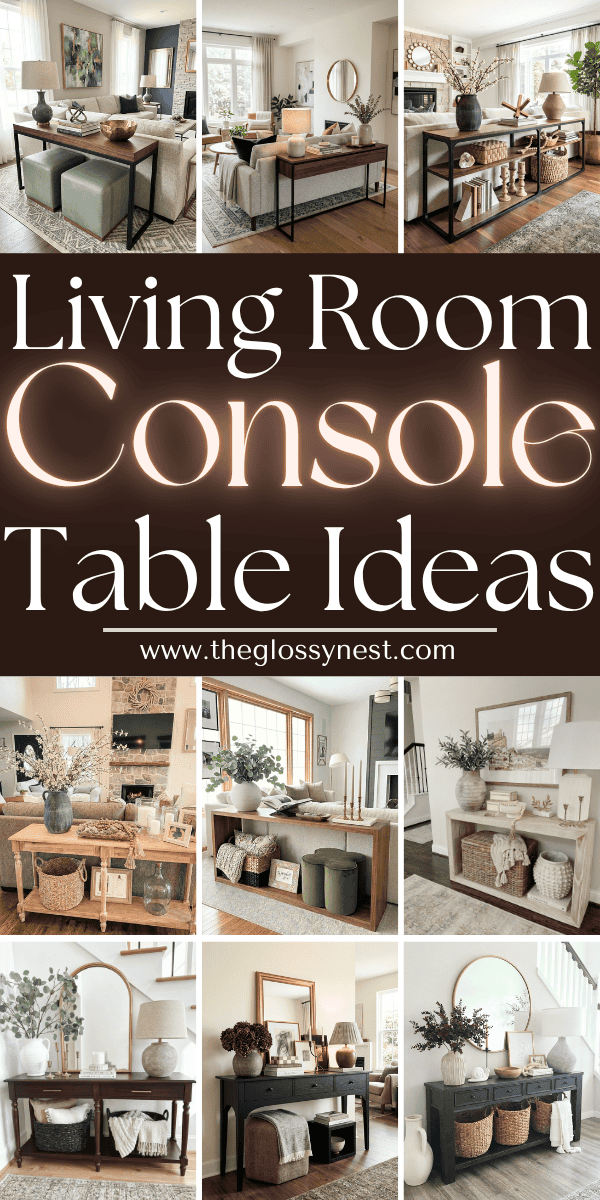 Living Room Console Table Decor Made Easy With These Popular Ideas