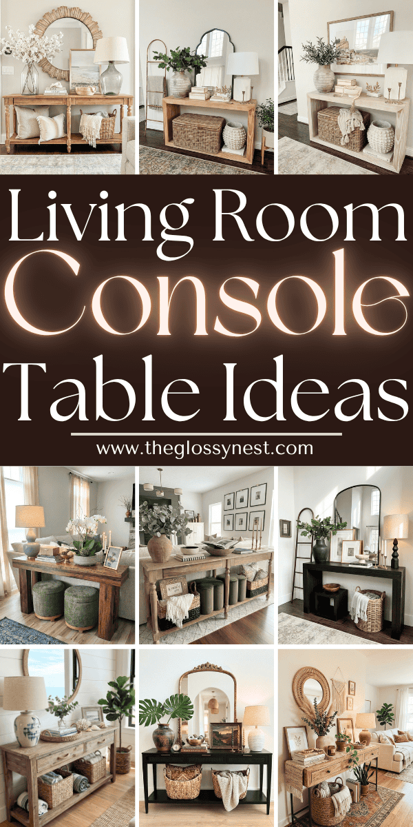 Living Room Console Table Decor Made Easy With These Popular Ideas