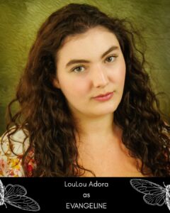 Promotional image for GLOSSOLALIA, an American Gothic Drama by Christina Tinde Jesenski, recommended by Stage Raw and LA Theatre Bites, featuring a close-up of two actors in an intense scene.