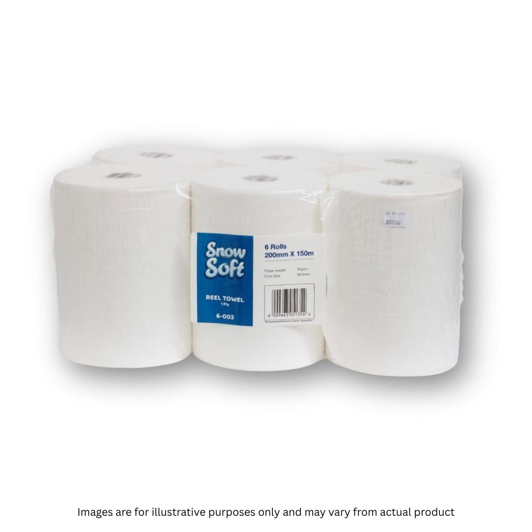 ECONO | 1 PLY REFLEX HAND TOWEL X 6 ROLLS | ITEM CODE: 391E
