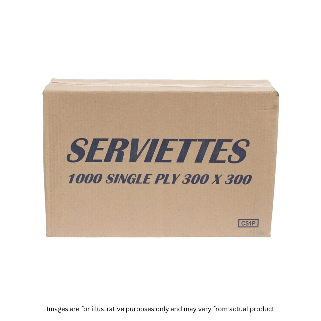 SERVIETTES | 1 PLY TABLE MAGIC  300MM X 300MM X 1000 | ITEM CODE: 10/0036
